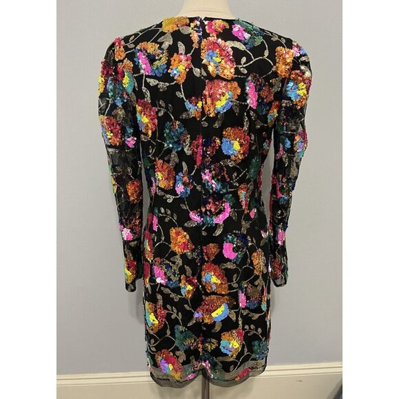 Helsi Penelope Sequin Puff Sleeve Embellished Sequin Dress As Worn On Screen - Picture 4 of 16